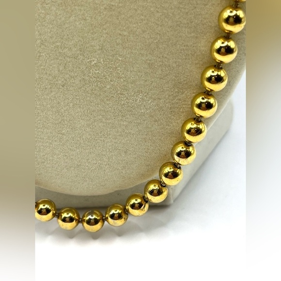 Women's PREMIER DESIGNS Gold Plated Bead Necklace 23” Gold Tone - Picture 4 of 9